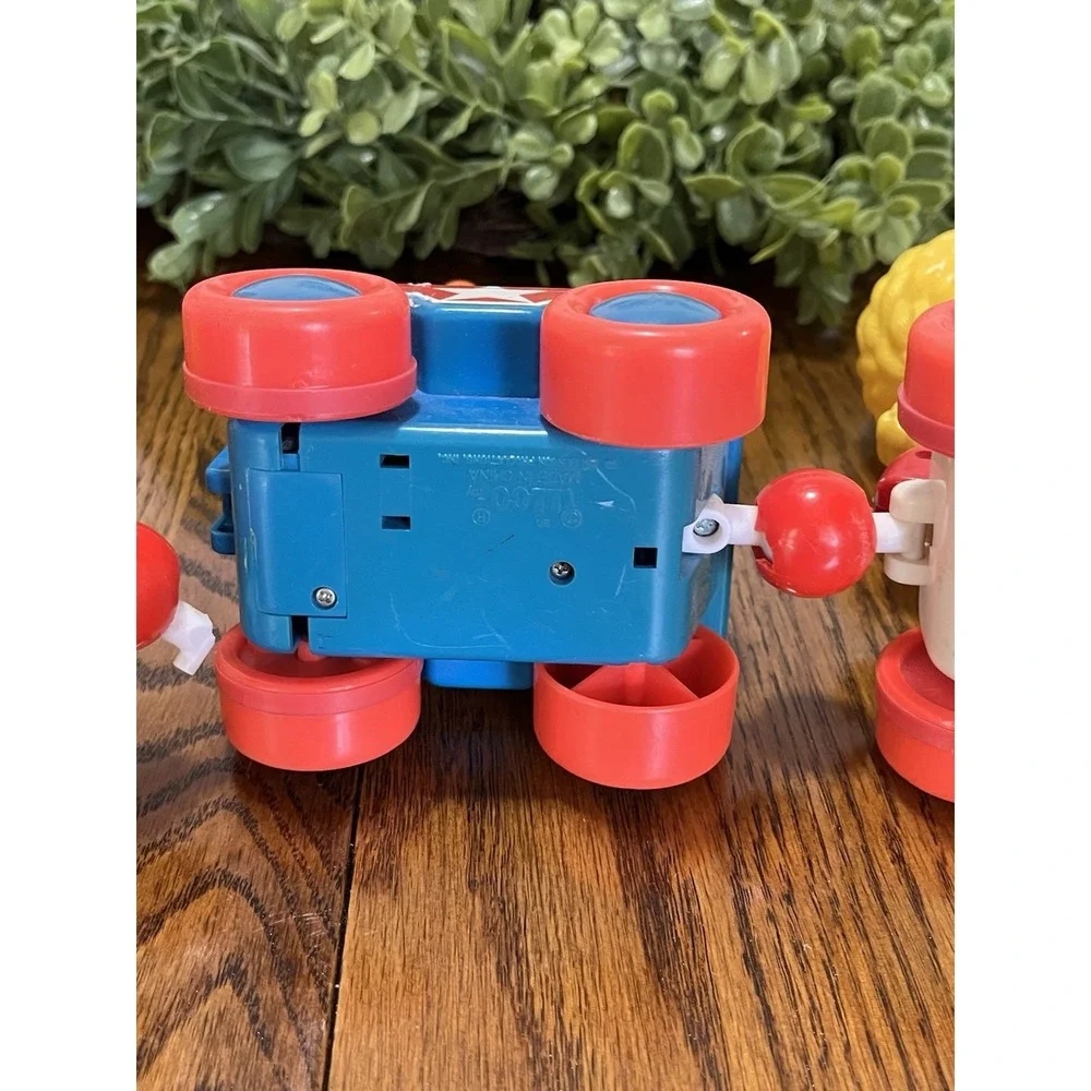 Vintage Fisher-Price Sesame Street Pull Toy Train Big Bird Elmo Ernie READ